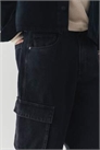 Джинсы-карго свободного кроя артикул 155663510