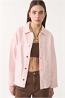 Керамическая куртка с карманами пастельно-розового цвета артикул 148584423