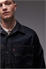 Рубашка-куртка из джинсовой ткани с витыми деталями артикул 142117775