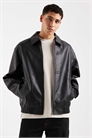 Куртка-бомбер из искусственной кожи артикул 152463565