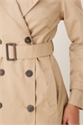 Двубортный тренч с поясом артикул 151112247