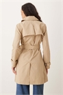 Двубортный тренч с поясом артикул 151112247