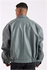 Бомбер из искусственной кожи артикул 149966225