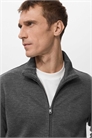 Свитшот на молнии из смешанной хлопковой ткани артикул 154179324