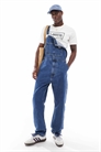 Рабочие джинсы-комбинезон прямого кроя артикул 134312134