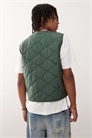 Унисекс жилет с утеплителем зеленого цвета артикул 147663754