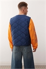 Унисекс жилет с утеплителем, темно-синий артикул 147663753