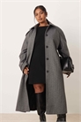 ASOS DESIGN — удлиненное пальто-картуз для полных артикул 142295895
