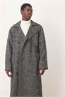 Пальто экстра-большого размера под шерсть артикул 142659026