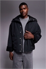 Оверсайз-куртка с утеплителем и подкладкой из борж артикул 150969807