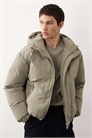 Пуховик с утеплителем из пуха большого размера артикул 150145269