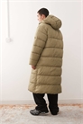 Универсальное пальто-пуховик макси артикул 142998982