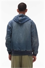 Джинсовая куртка Hilham с капюшоном, цвет хаки с синим оттенком артикул 149431377