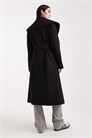 Классическое пальто с запахом артикул 143498115
