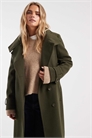 Классический пальто-воронка артикул 150075370