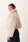 Укороченная куртка Lyla с объемным воротником из искусственного меха артикул 149954865