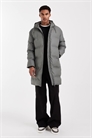 Пуховик с длинным кроем артикул 152762393