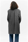 Пальто-капюшон из шерсти артикул 150669941