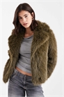 Короткая куртка из искусственного меха артикул 151897176