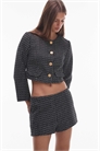 Короткая жакет-букле с пуговицами от Seren артикул 150228397