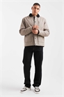 Куртка из канваса с карманами спереди и воротником контрастного цвета артикул 151024942