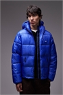 Пуховая куртка Stratus с капюшоном, синего цвета артикул 151015934