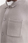 Кардиган с вязаными карманами артикул 151527748