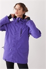 Девичья куртка для катания на лыжах и сноуборде — фиолетовая в фиолетовом цвете артикул 155447922