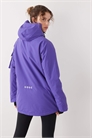 Девичья куртка для катания на лыжах и сноуборде — фиолетовая в фиолетовом цвете артикул 155447922