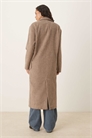 Оверсайз пальто грибного цвета артикул 148922594