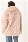 Пальто из искусственного меха под овечью шкуру артикул 147902985