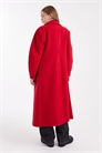 Классическое пальто-лонглайн с четкими линиями артикул 147901453