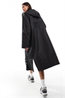 Водонепроницаемый халат для переодевания черного цвета артикул 143542489