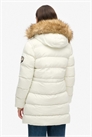 Пуховик Everest средней длины из искусственного меха, цвет: белый артикул 153860097