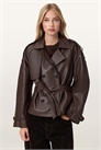 Кожаная куртка из тростника артикул 152940747