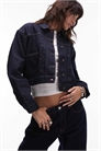 Куртка из джинсовой ткани с гофрированной кромкой артикул 149000382