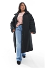 ASOS DESIGN: приталенная утепленная куртка длинного кроя для полных артикул 142202984