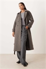 Макси-тренч из смешанной шерсти артикул 152002154