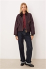 Восковая куртка Arlene бордового цвета артикул 149963349