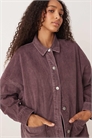 Куртка-рубашка из вымытого вельвета с пуговицами артикул 150409806