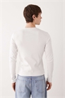 Футболка с длинным рукавом и ребристой отделкой, приталенного кроя артикул 154837408