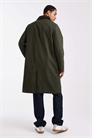 Длинный плащ с воротником-шнурком артикул 151527716
