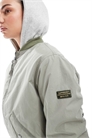 Бомбер с капюшоном ma1 светло-хаки артикул 143445453