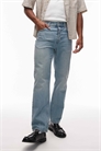 Джинсы с прямыми брючинами артикул 146839177
