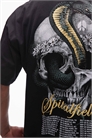 Футболка с принтом в виде черепа змеи артикул 153808570
