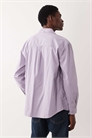 Рубашка с длинными рукавами и логотипом Netherton из вельвета лилового цвета артикул 154833210