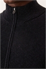 Кардиган с высоким воротником и застежкой-молнией артикул 155154652