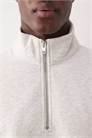 Свитшот с логотипом и застежкой-молнией на 1/4 длины артикул 154975645