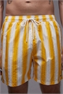 Курортные плавки с завязками на талии, комплект с желтыми полосками артикул 154159310