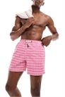 15-дюймовые плавки с розовым геометрическим принтом артикул 136126809